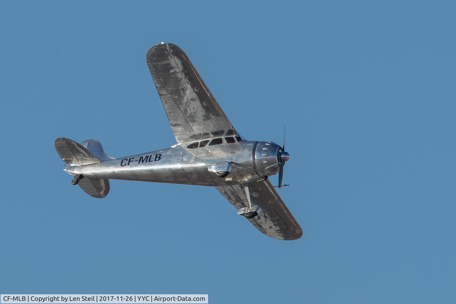 CF-MLB, 1951 Cessna 195 C/N 7675, Spotted just east of Calgary