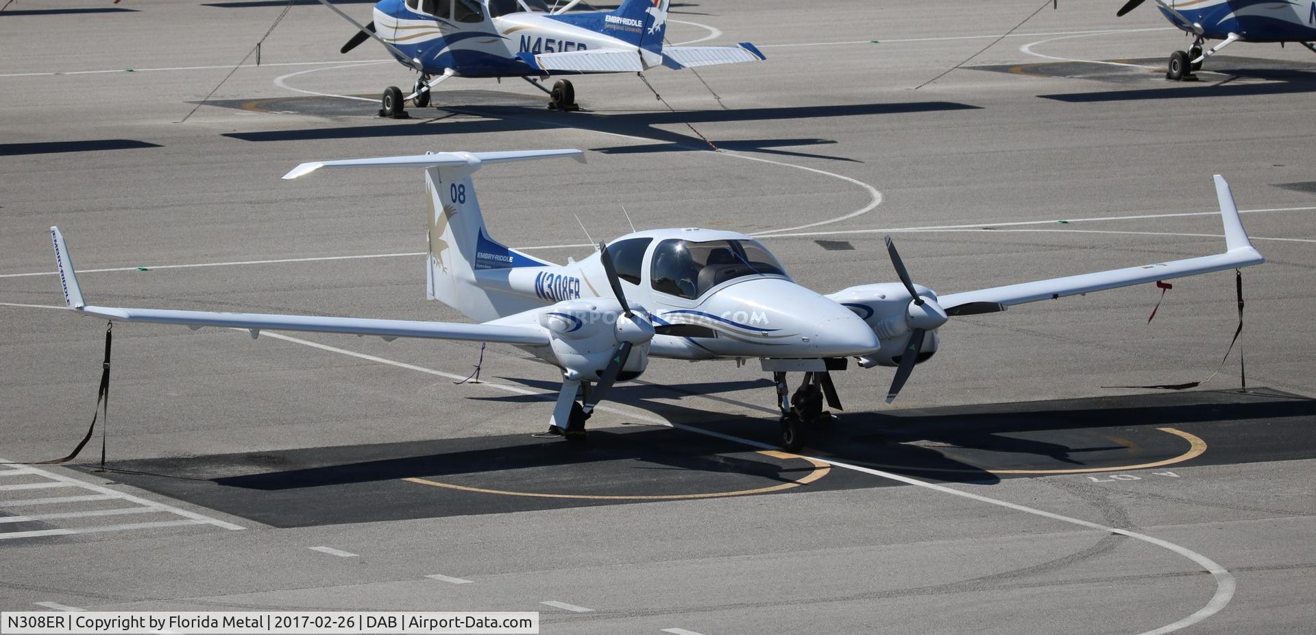 N308ER, 2016 Diamond DA-42-NG Twin Star Twin Star C/N 42.N210, Embry Riddle