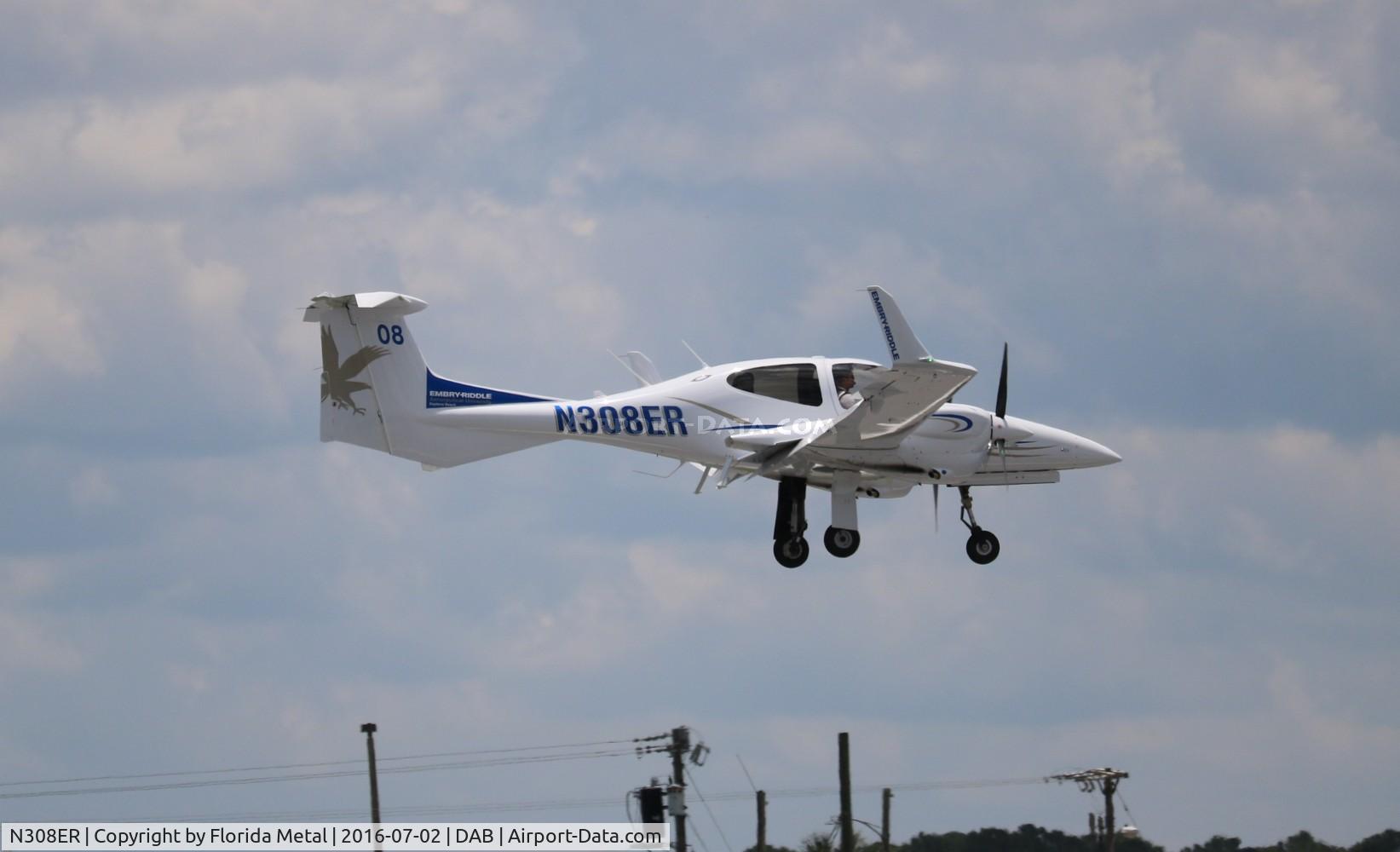 N308ER, 2016 Diamond DA-42-NG Twin Star Twin Star C/N 42.N210, Embry Riddle
