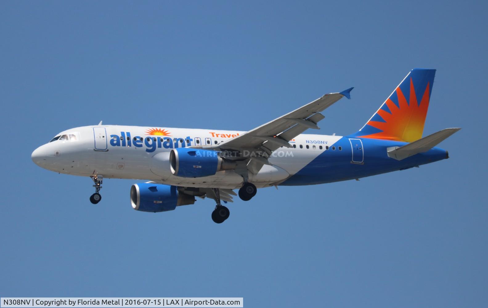 N308NV, 2005 Airbus A319-111 C/N 2450, Allegiant
