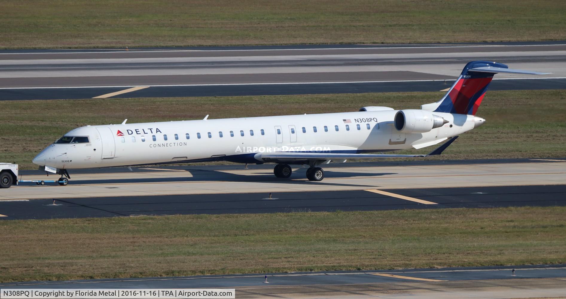 N308PQ, 2014 Bombardier CRJ-900LR (CL-600-2D24) C/N 15308, Delta Connection