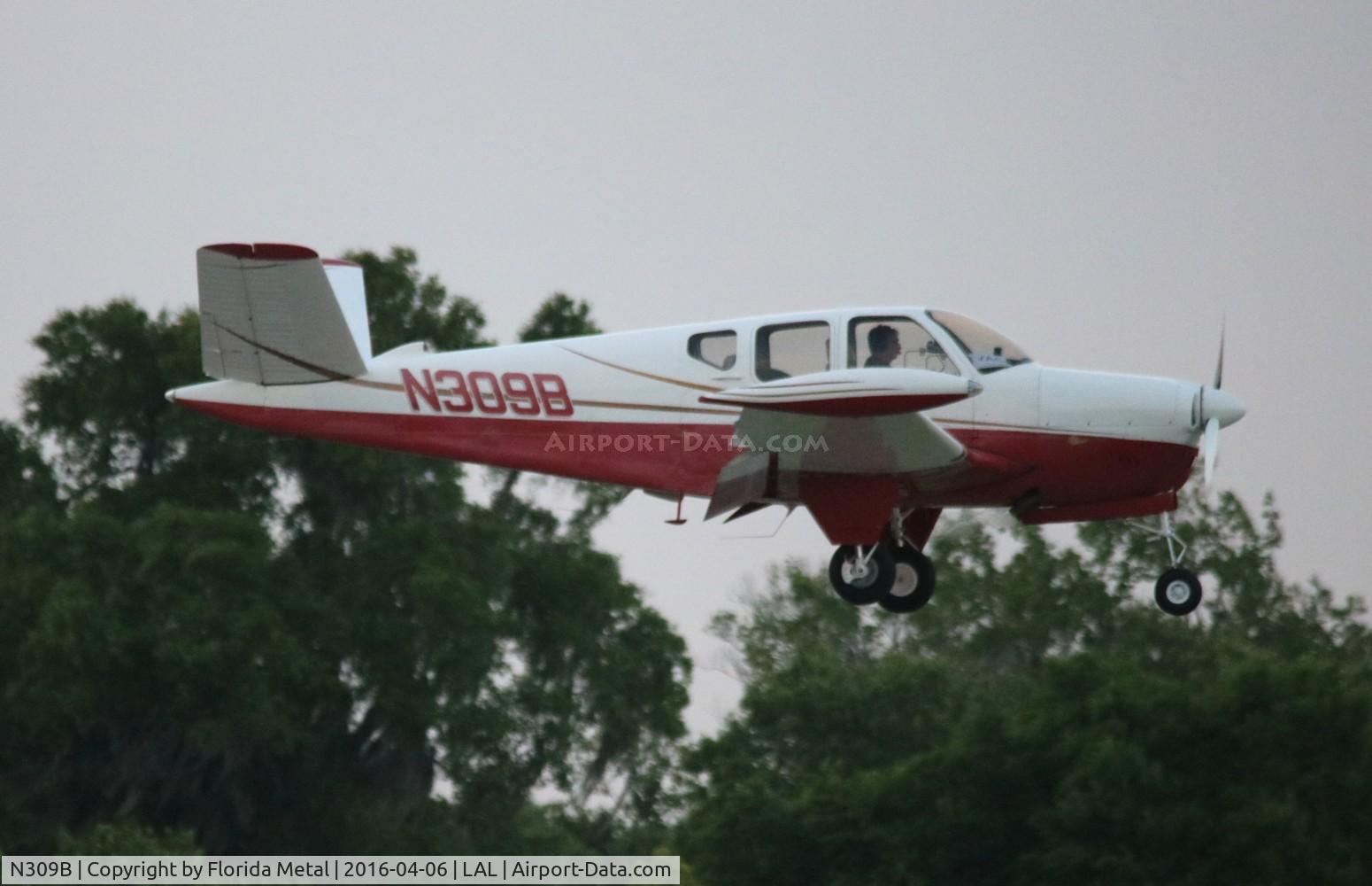 N309B, 1956 Beech G35 Bonanza C/N D-4715, Bonanza