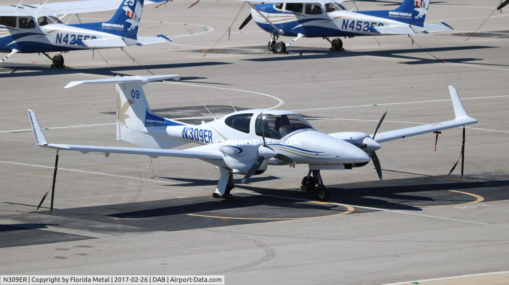 N309ER, 2016 Diamond DA-42 NG Twin Star C/N 42.N211, Embry Riddle