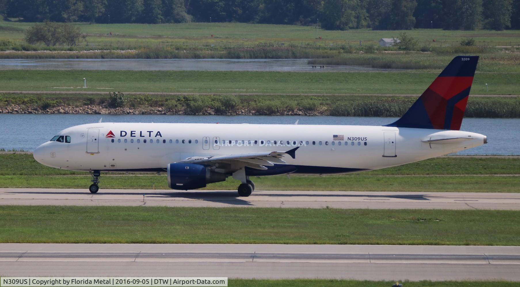 N309US, 1990 Airbus A320-211 C/N 118, Delta