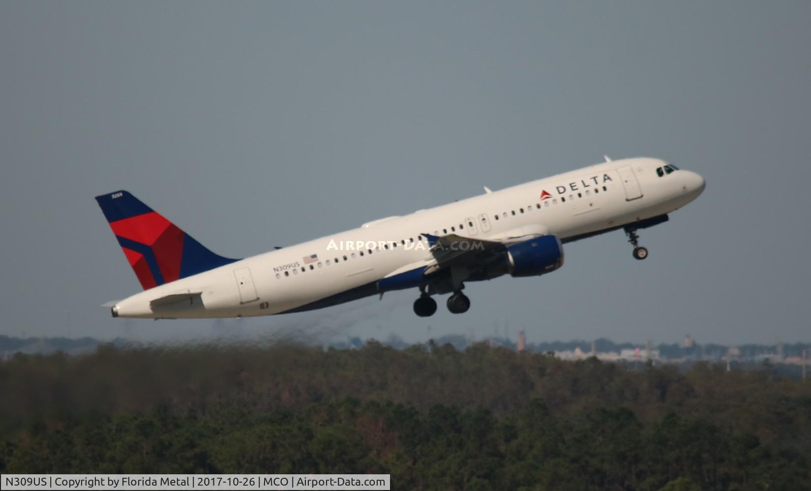N309US, 1990 Airbus A320-211 C/N 118, Delta