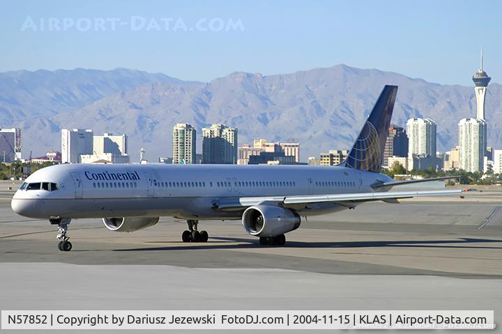 N57852, 2001 Boeing 757-324 C/N 32811, Boeing 757-324 - Continental Airlines  C/N 32811, N57852