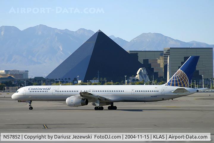 N57852, 2001 Boeing 757-324 C/N 32811, Boeing 757-324 - Continental Airlines  C/N 32811, N57852