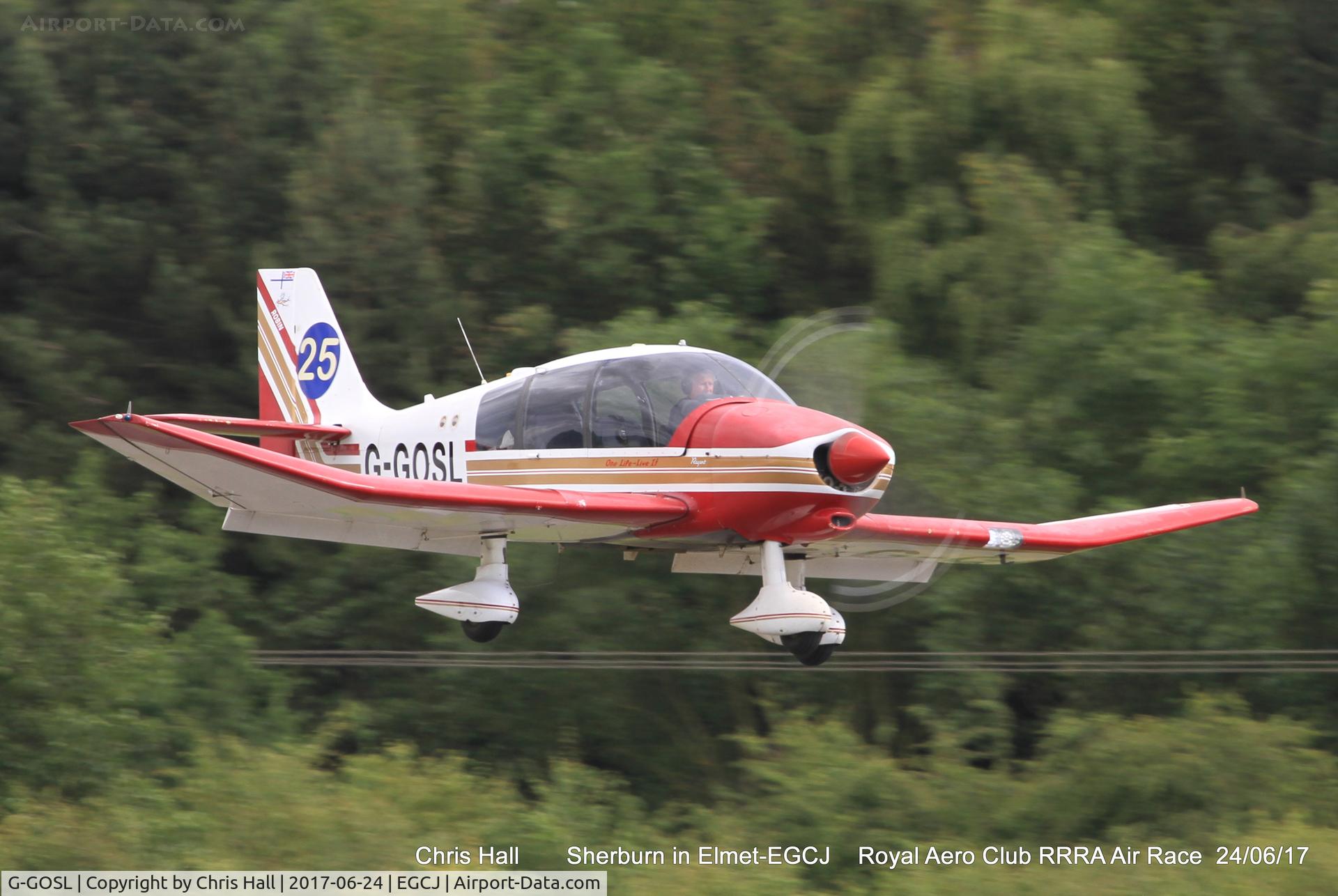 G-GOSL, 1990 Robin DR-400-180 Regent Regent C/N 1974, Royal Aero Club RRRA Air Race