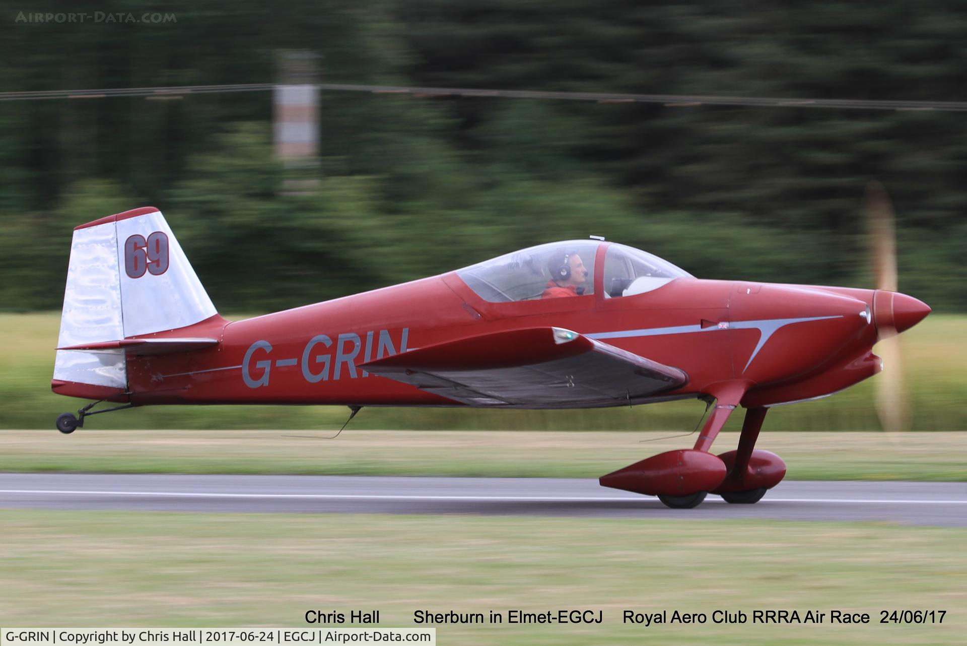 G-GRIN, 1999 Vans RV-6 C/N PFA 181-12409, Royal Aero Club RRRA Air Race
