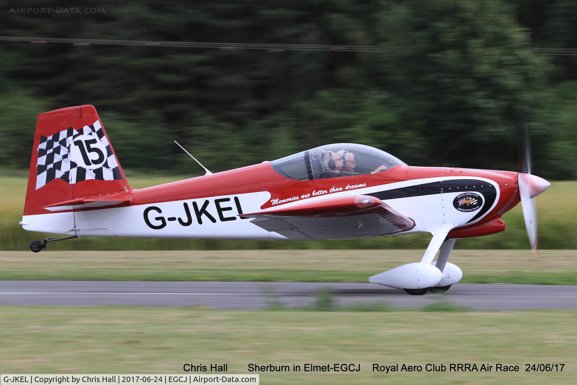 G-JKEL, 2010 Vans RV-7 C/N PFA 323-14170, Royal Aero Club RRRA Air Race