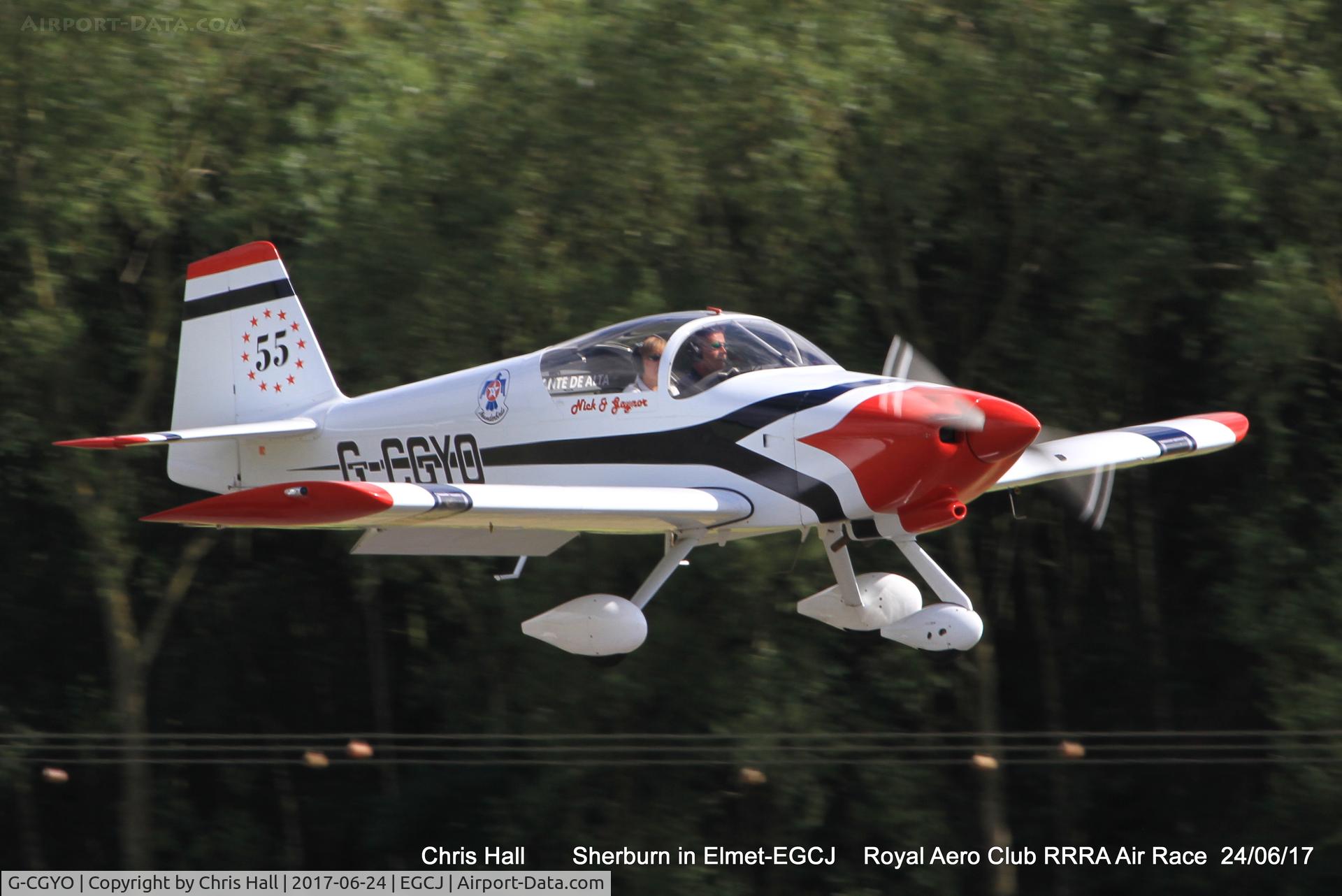 G-CGYO, 2005 Vans RV-6A C/N 24704, Royal Aero Club RRRA Air Race
