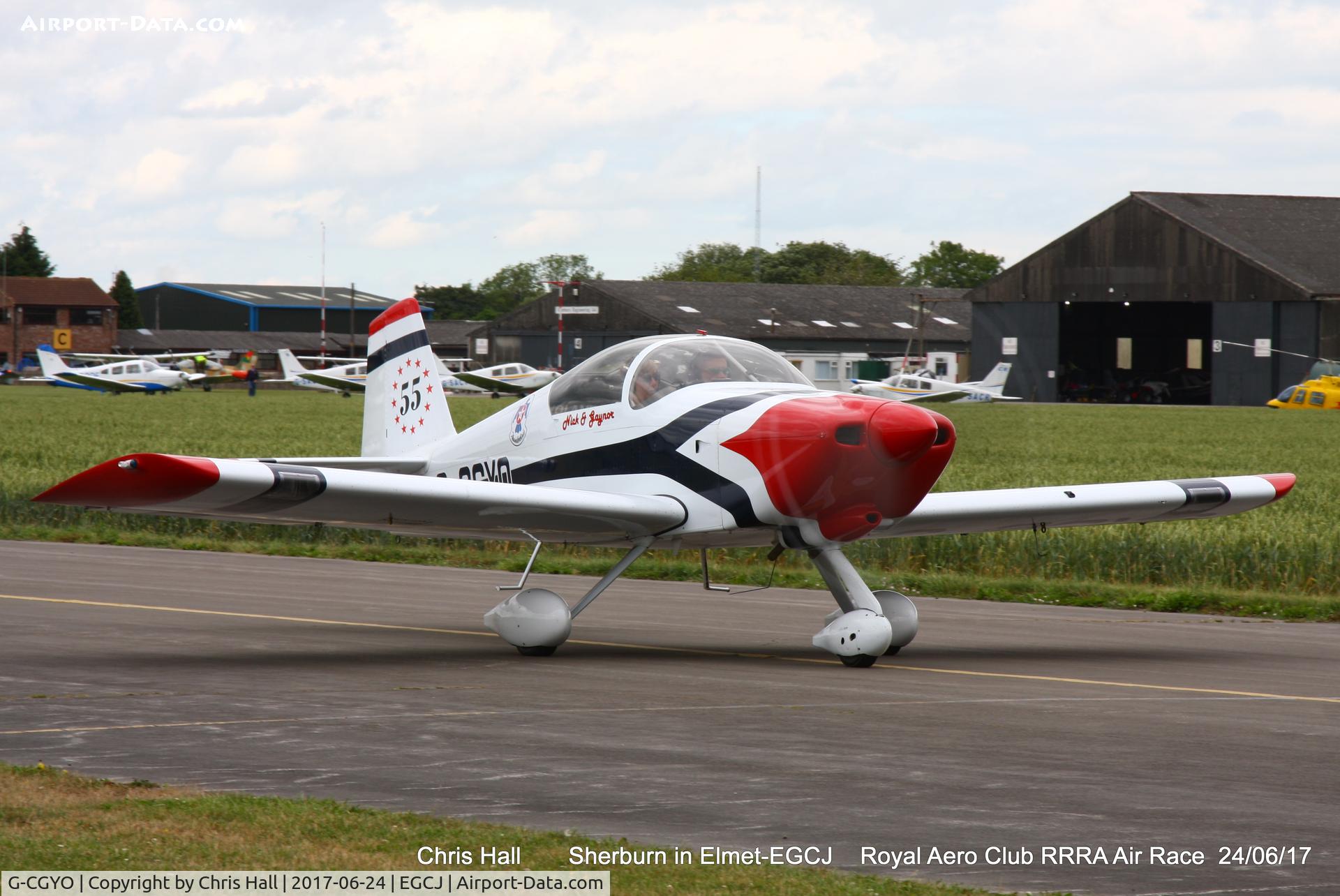 G-CGYO, 2005 Vans RV-6A C/N 24704, Royal Aero Club RRRA Air Race