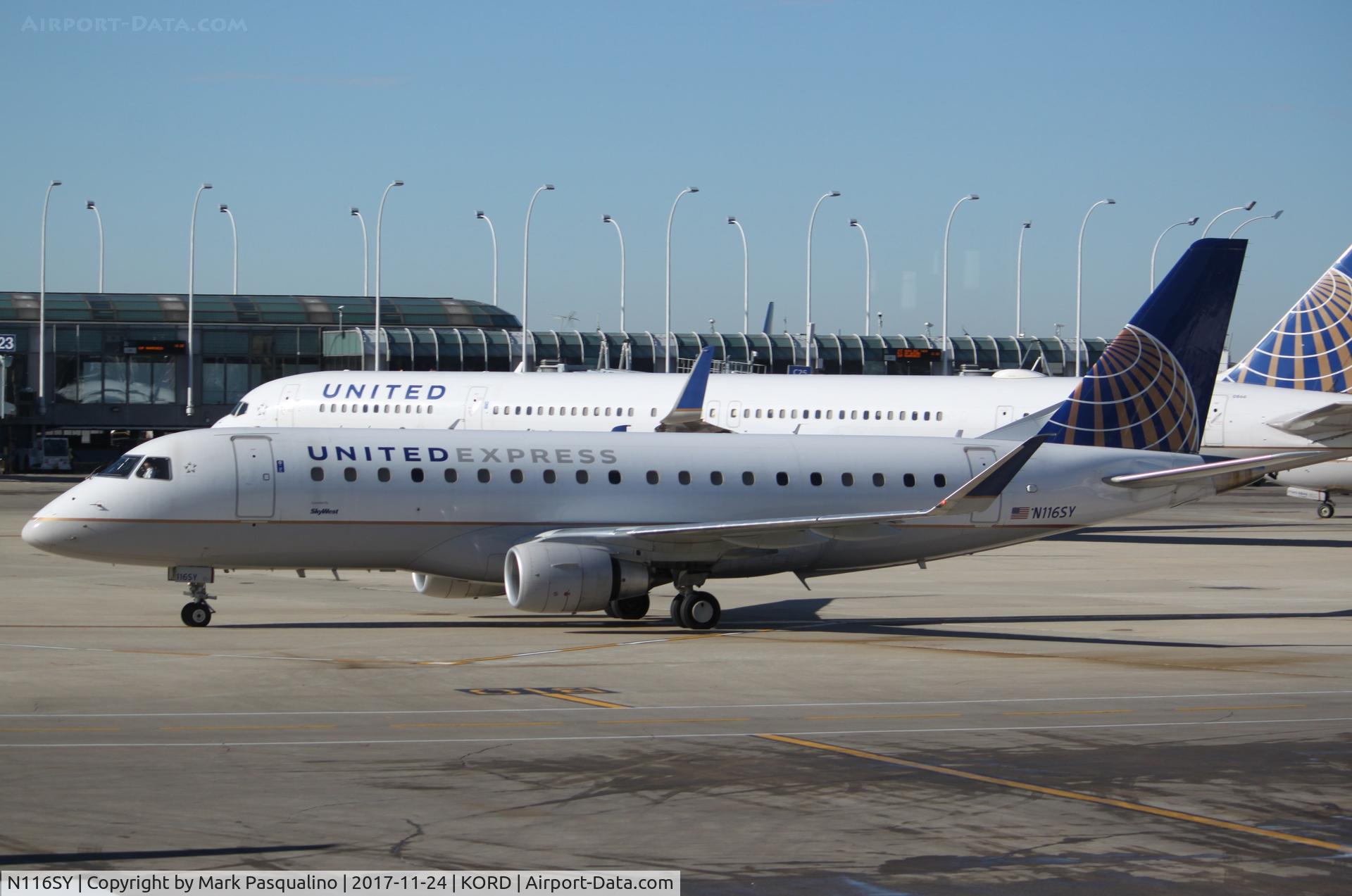 N116SY, 2014 Embraer 175LR (ERJ-170-200LR) C/N 17000411, ERJ 170-200 LR
