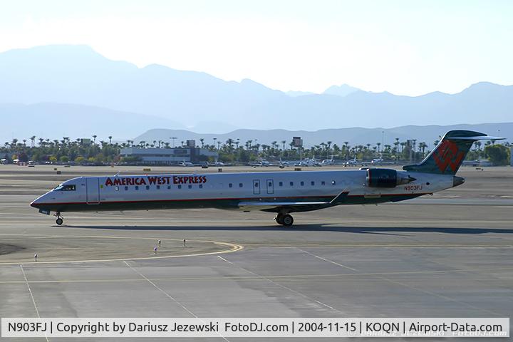 N903FJ, 2003 Bombardier CRJ-900ER (CL-600-2D24) C/N 15003, Bombardier CRJ-900ER (CL-600-2D24) - American Eagle (Mesa Airlines)   C/N 15003, N903FJ