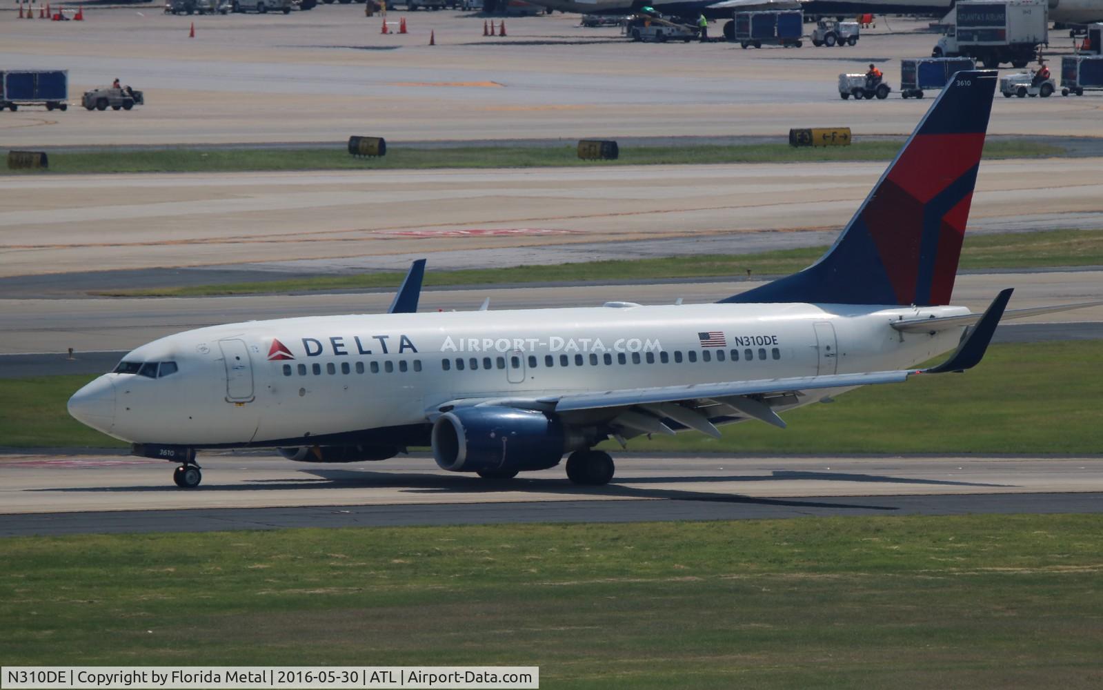 N310DE, Boeing 737-732 C/N 29665, Delta