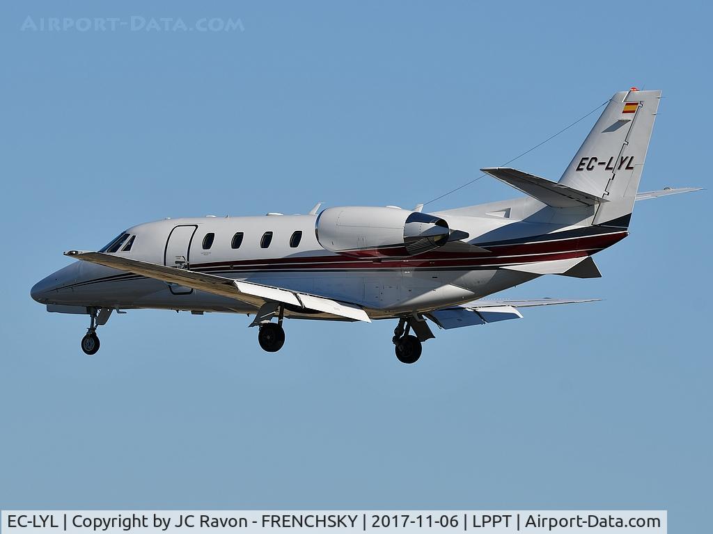 EC-LYL, 2013 Cessna 560XL Citation C/N 560-6153, Gestair Executive Jet landing runway 03