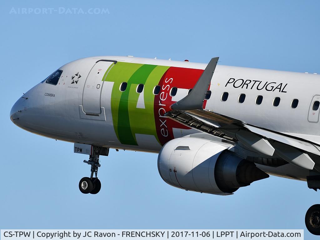 CS-TPW, 2012 Embraer 190LR (ERJ-190-100LR) C/N 19000550, 