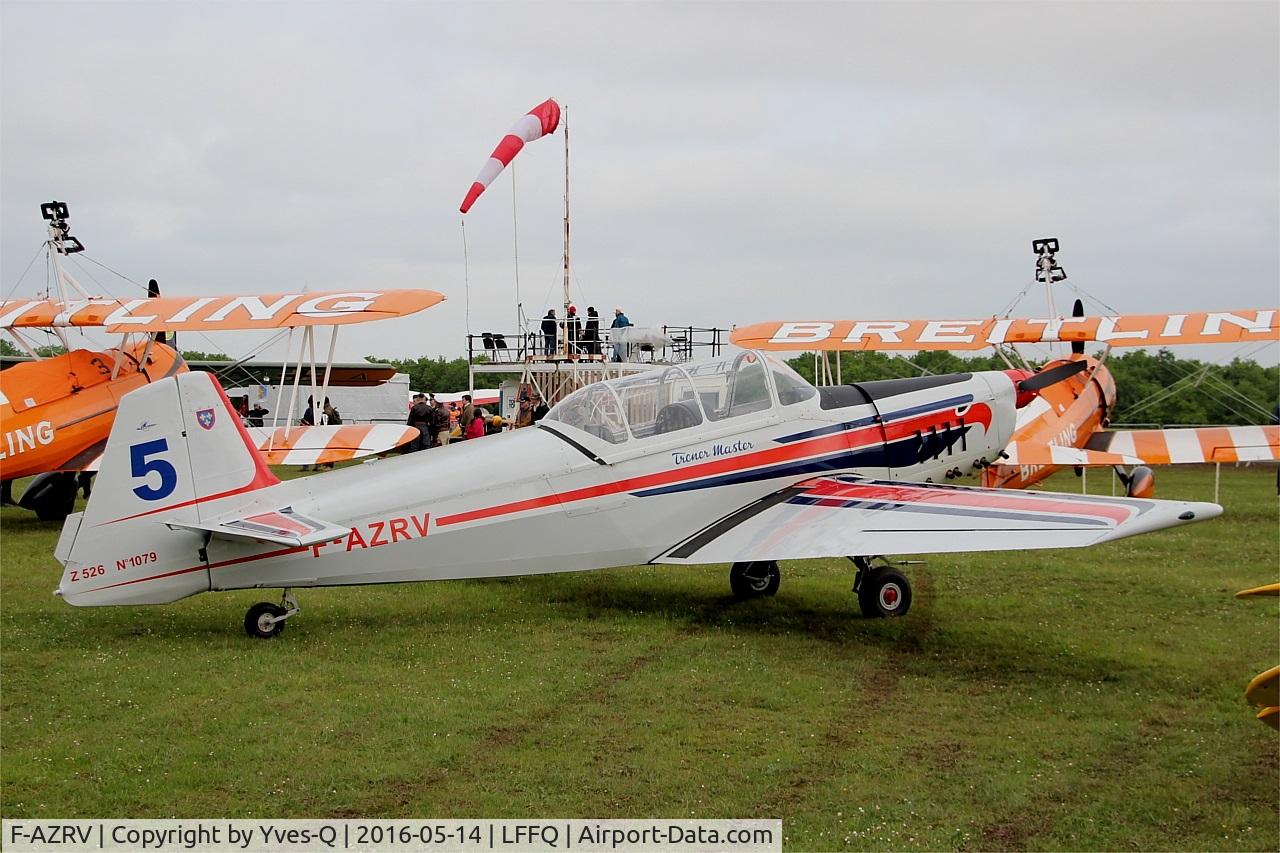 F-AZRV, Zlin Z-526 Trener Master C/N 1079, Zlin Z-526 Trener Master, Static display, La Ferté-Alais airfield (LFFQ) Air show 2016