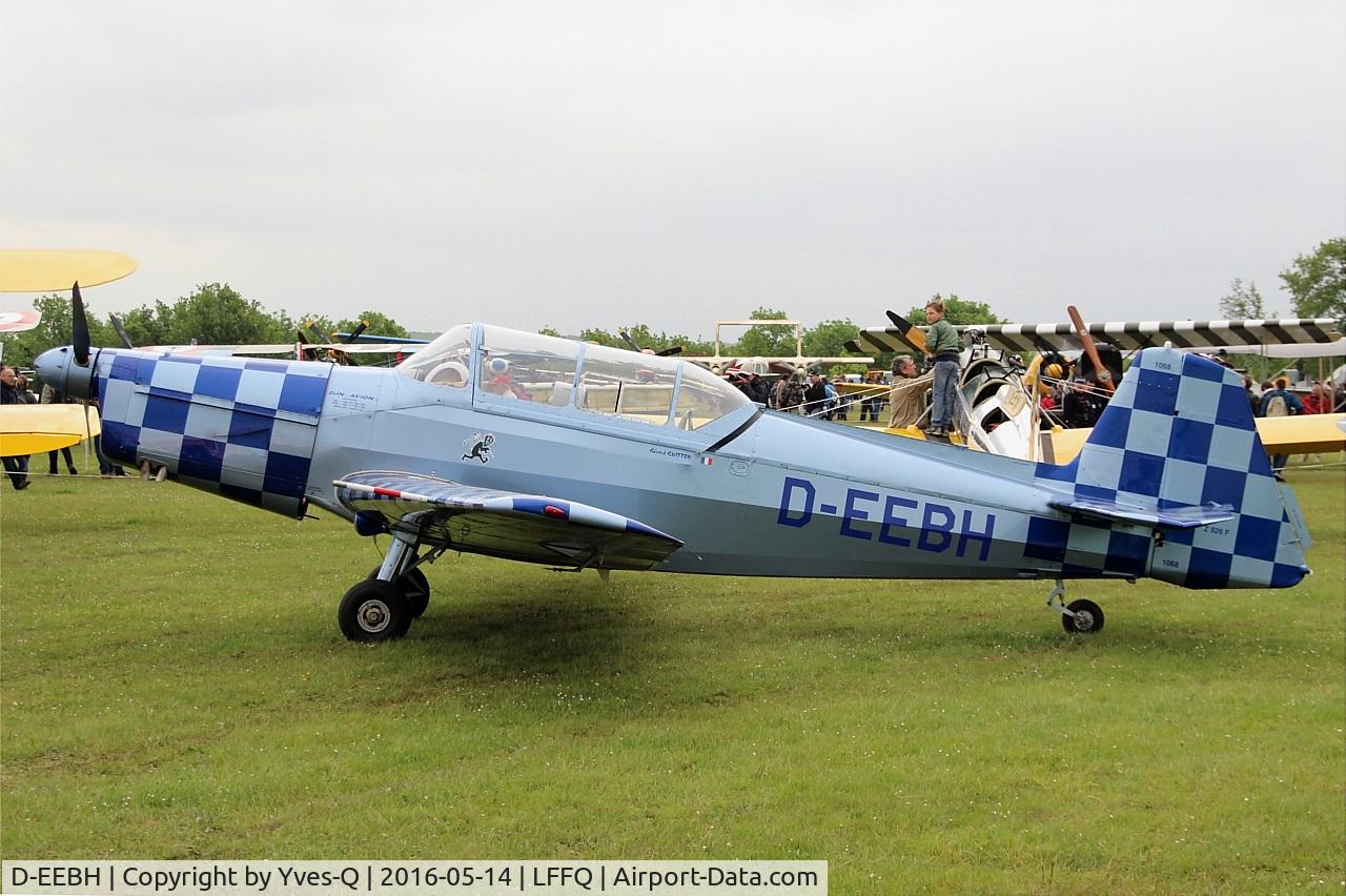 D-EEBH, Zlin Z-526F Trener Master C/N 1068, Zlin Z-526F Trener Master, Static display, La Ferté-Alais airfield (LFFQ) Air show 2016