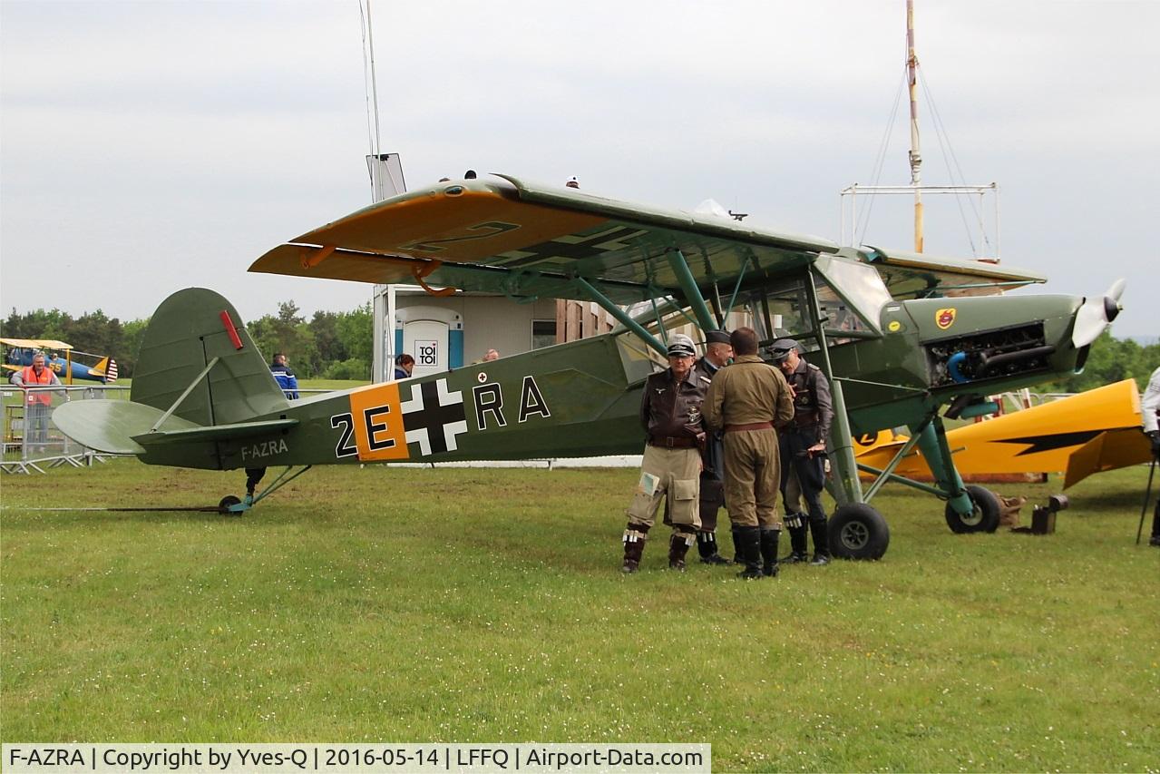 F-AZRA, Fieseler Fi-156C-3 Storch C/N 2039, Fieseler Fi-156C-3 Storch, Static park, La Ferté-Alais airfield (LFFQ) Airshow 2016