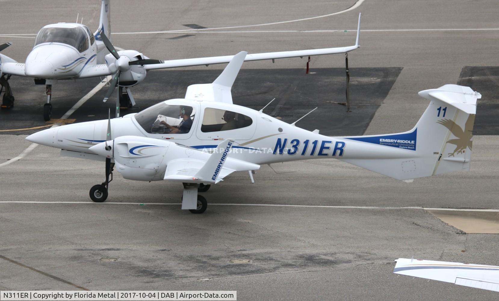 N311ER, 2016 Diamond DA-42 NG Twin Star C/N 42.N212, Embry Riddle