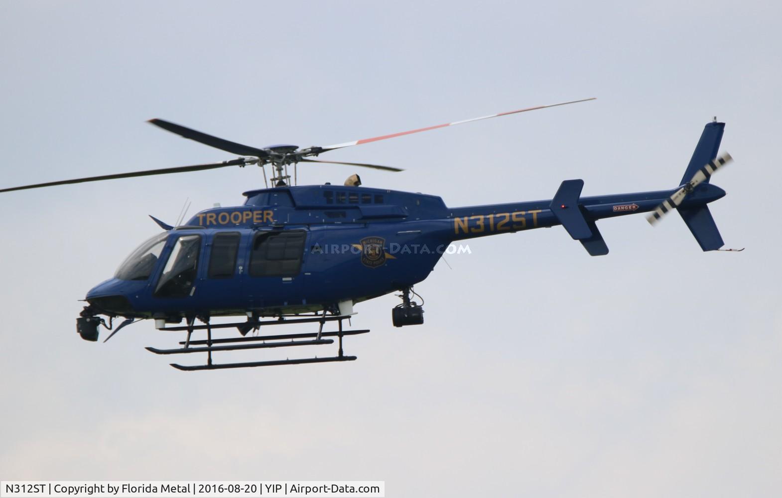 N312ST, 2014 Bell 407 C/N 54553, Michigan State Police