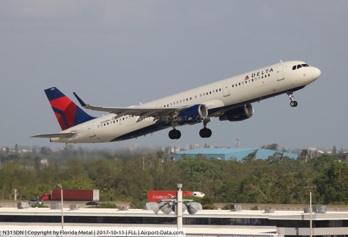 N313DN, 2016 Airbus A321-211 C/N 7381, Delta