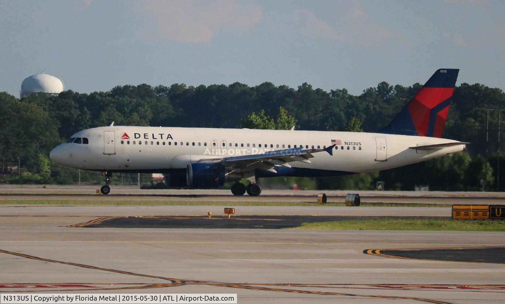 N313US, 1990 Airbus A320-211 C/N 153, Delta