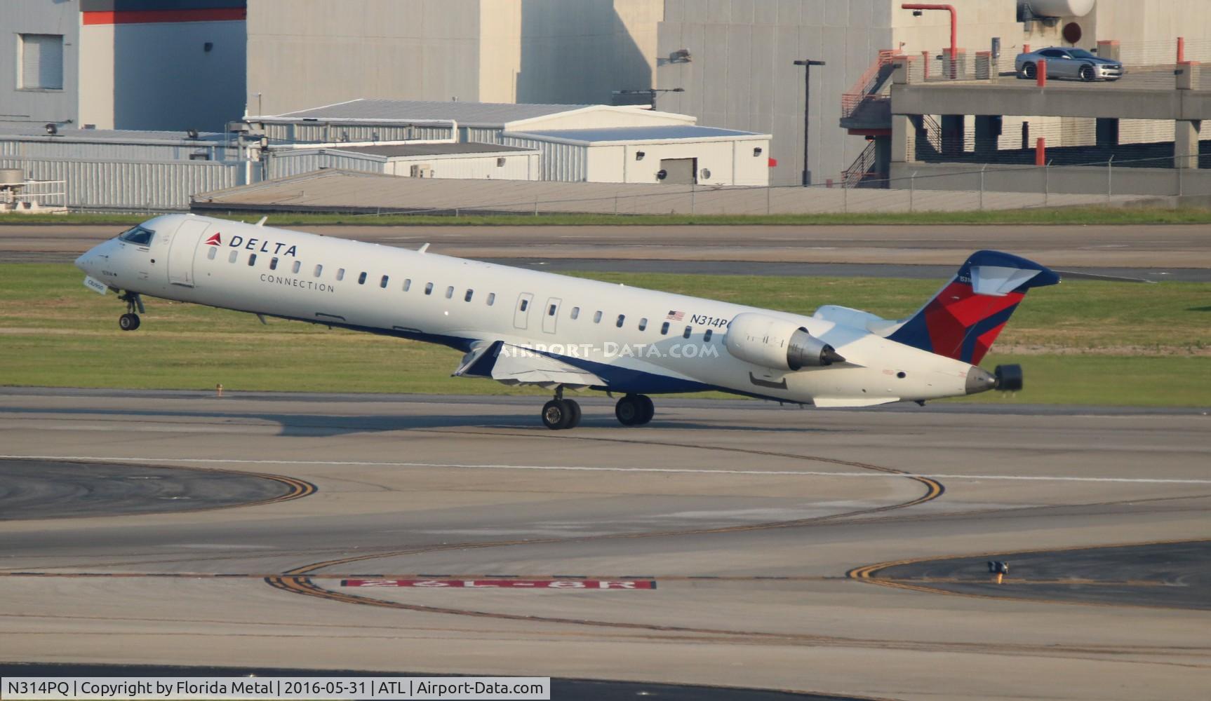 N314PQ, 2014 Bombardier CRJ-900ER (CL-600-2D24) C/N 15314, Delta Connection