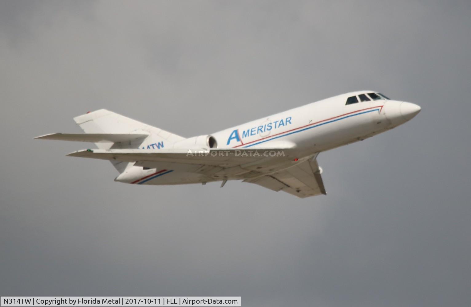 N314TW, 1974 Dassault Falcon (Mystere) 20E C/N 314, Ameristar