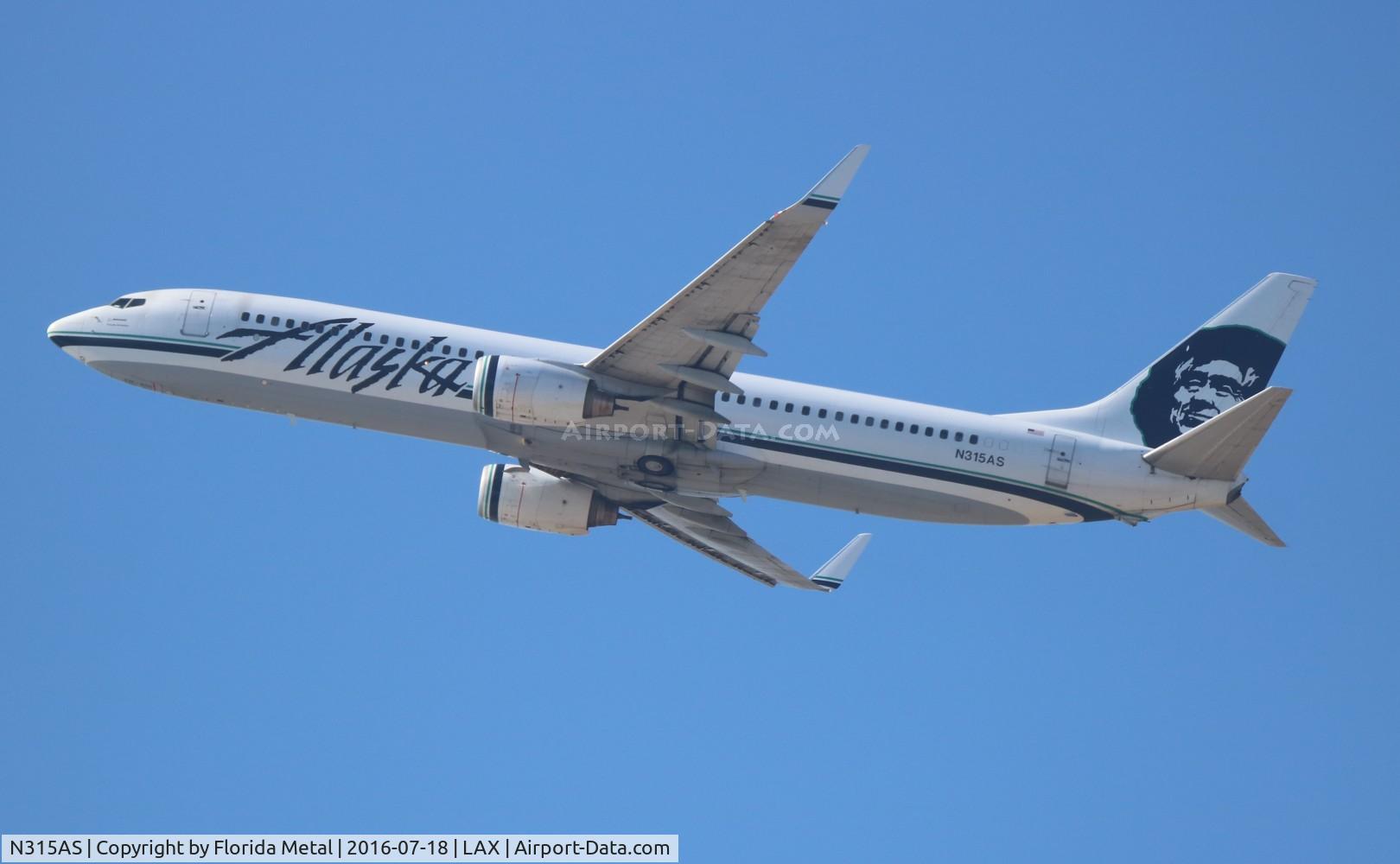 N315AS, 2002 Boeing 737-990 C/N 30019, Alaska 737-990