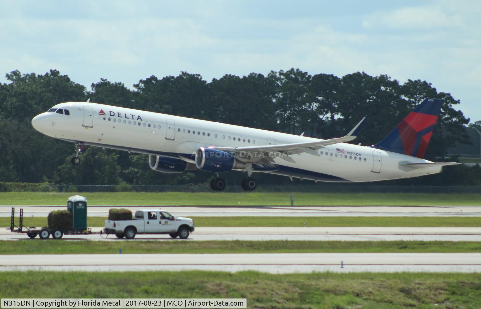N315DN, 2016 Airbus A321-211 C/N 7436, Delta