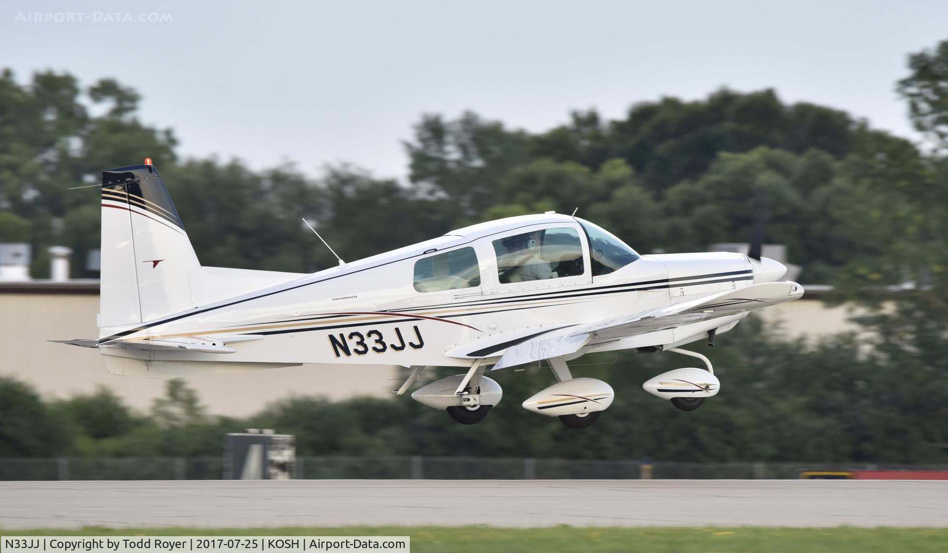 N33JJ, 1972 American AA-5 C/N AA5-0061, Airventure 2017