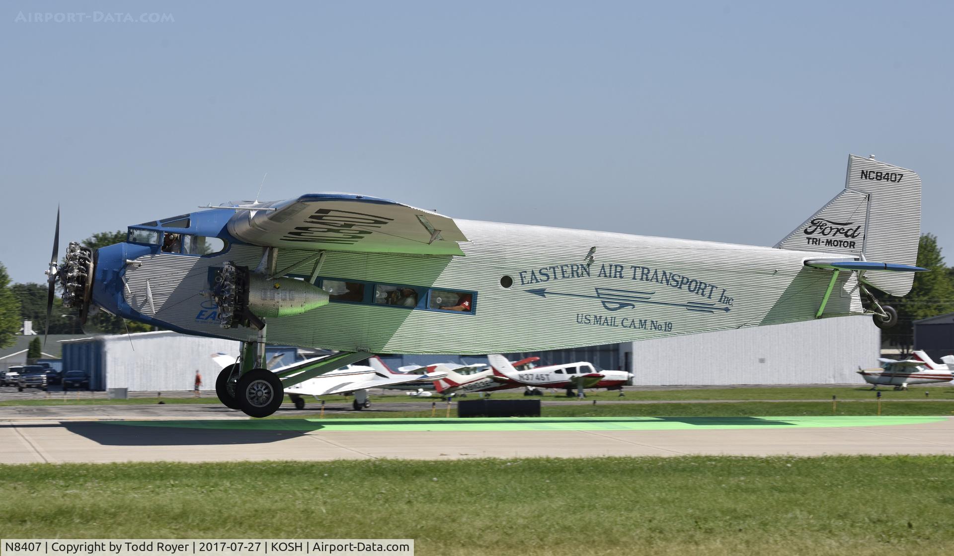 N8407, 1929 Ford 4-AT-E Tri-Motor C/N 69, Airventure 2017