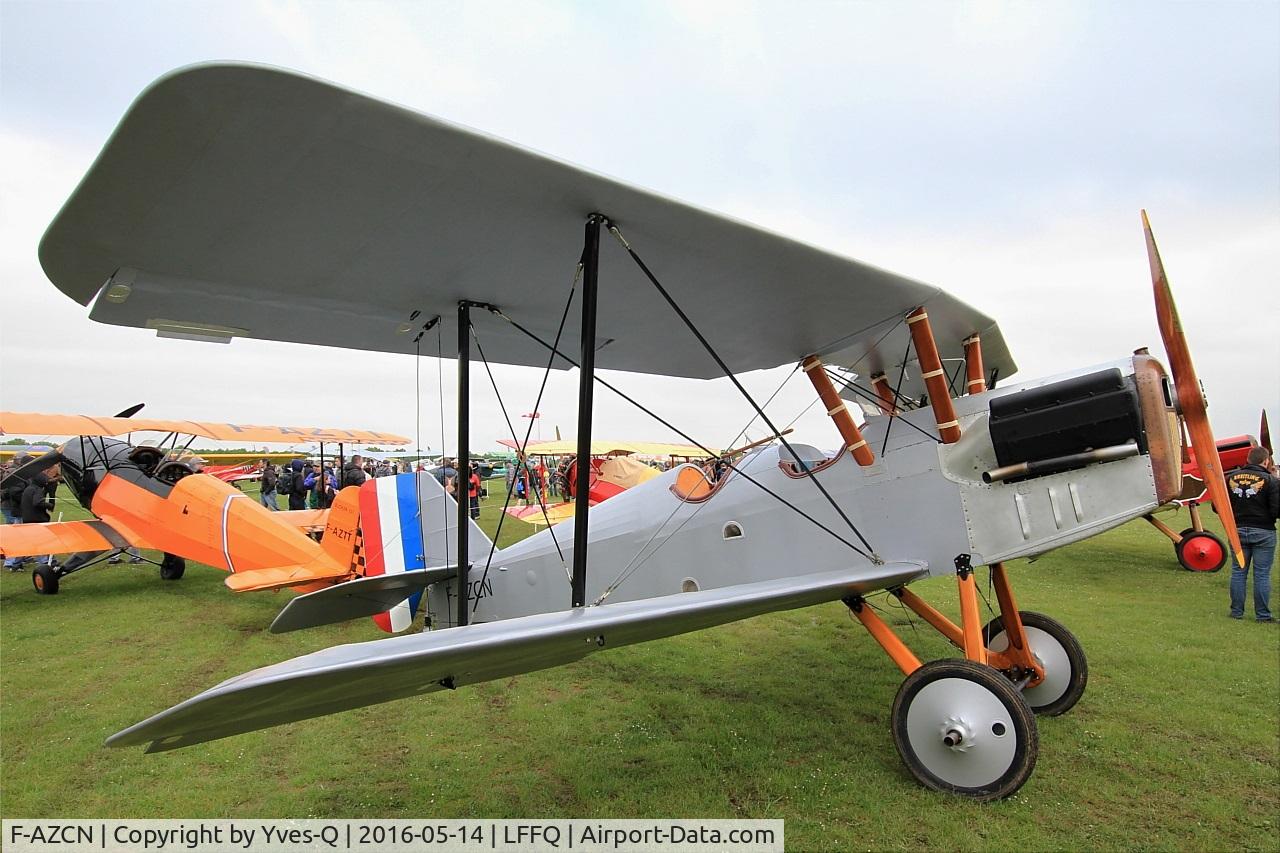 F-AZCN, Royal Aircraft Factory SE-5A Replica C/N 02, Royal Aircraft Factory SE-5A Replica, Static display, La Ferté-Alais Airfield (LFFQ) Air show 2016