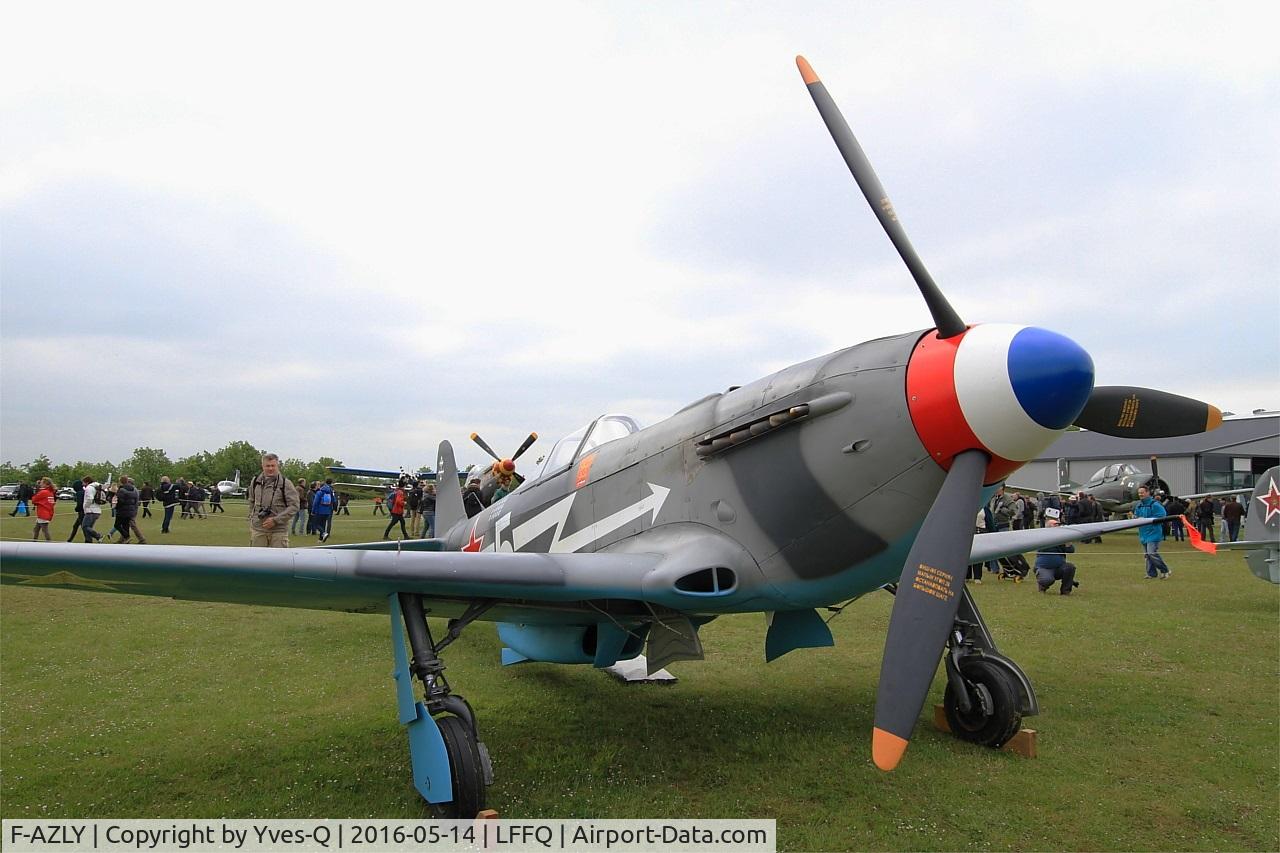 F-AZLY, Yakovlev Yak-3U C/N 172890, Yakovlev Yak-3U, Static display, La Ferté-Alais airfield (LFFQ) Air show 2016