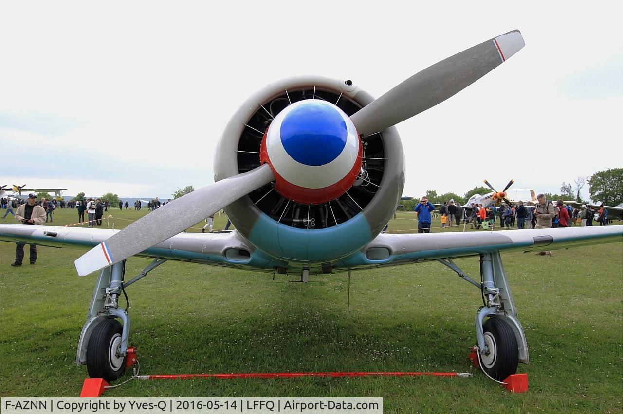F-AZNN, Yakovlev Yak-11 C/N 25 III/05, Yakovlev YAK-11, Static display, La Ferté-Alais airfield (LFFQ) Airshow 2016