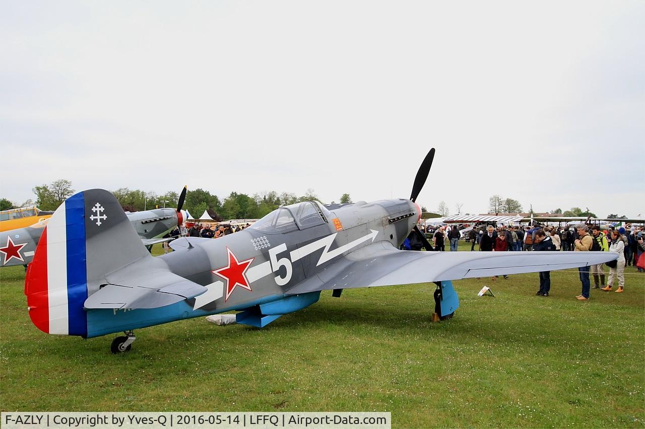 F-AZLY, Yakovlev Yak-3U C/N 172890, Yakovlev Yak-3U, Static display, La Ferté-Alais airfield (LFFQ) Air show 2016