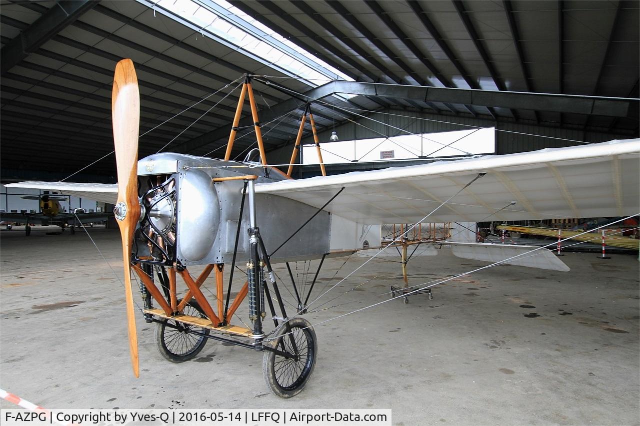 F-AZPG, Bleriot XI-2 Replica C/N SA-29, Blériot XI-2, Static display, La Ferté Alais Airfield (LFFQ) Air Show 2016