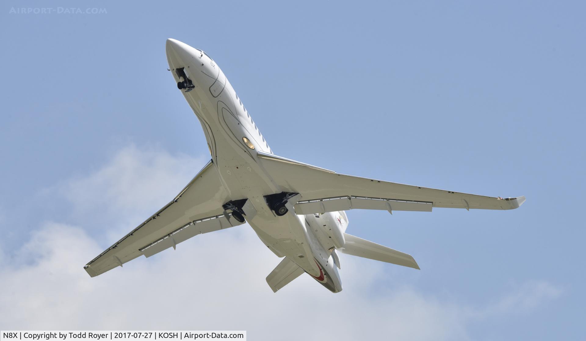 N8X, 2015 Dassault Falcon 8X C/N 403, Airventure 2017