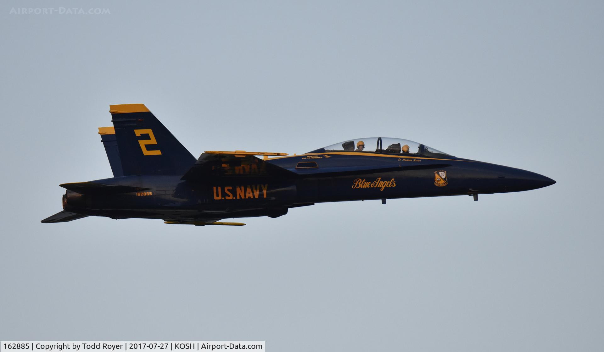 162885, McDonnell Douglas F/A-18B Hornet C/N 434/B076, Airventure 2017