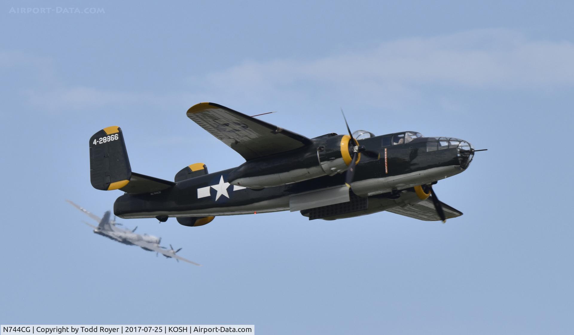 N744CG, 1944 North American B-25N Mitchell C/N 108-32141, Airventure 2017