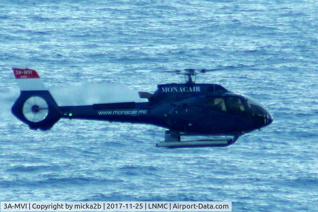 3A-MVI, 2016 Airbus Helicopters H-130 C/N 8201, Landing