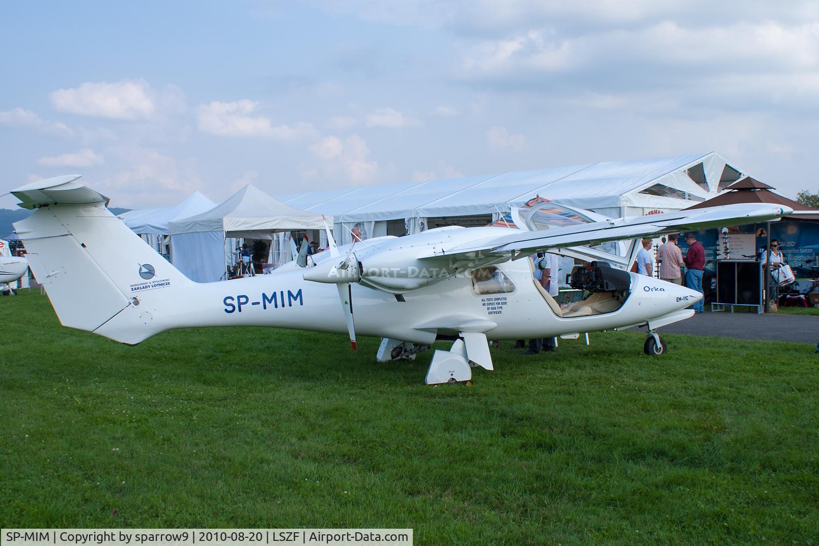 SP-MIM, Marganski and Myslowski EM-11 Orka C/N 3001, Plane was probably built 2009/2010. It received the Type certificate 2011-04-08.