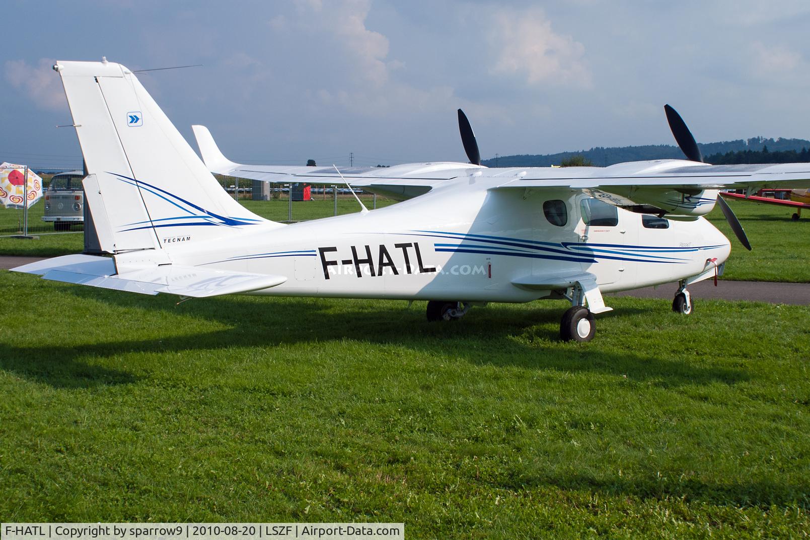 F-HATL, 2010 Tecnam P-2006T C/N 022, At a GA Show at Birrfeld airfield.