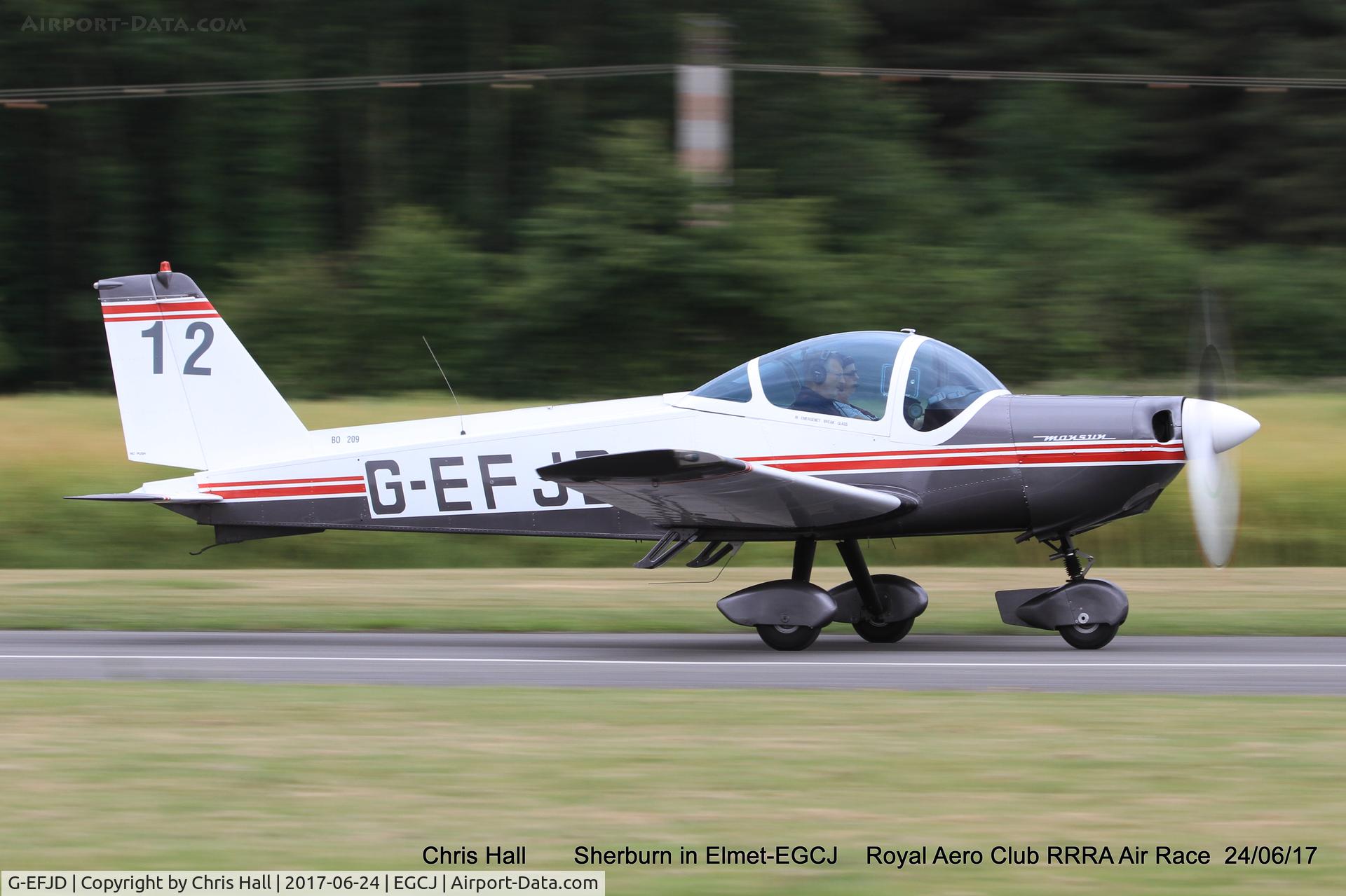 G-EFJD, 1971 Bolkow Bo-209C Monsun 160FV C/N 126, Royal Aero Club RRRA Air Race