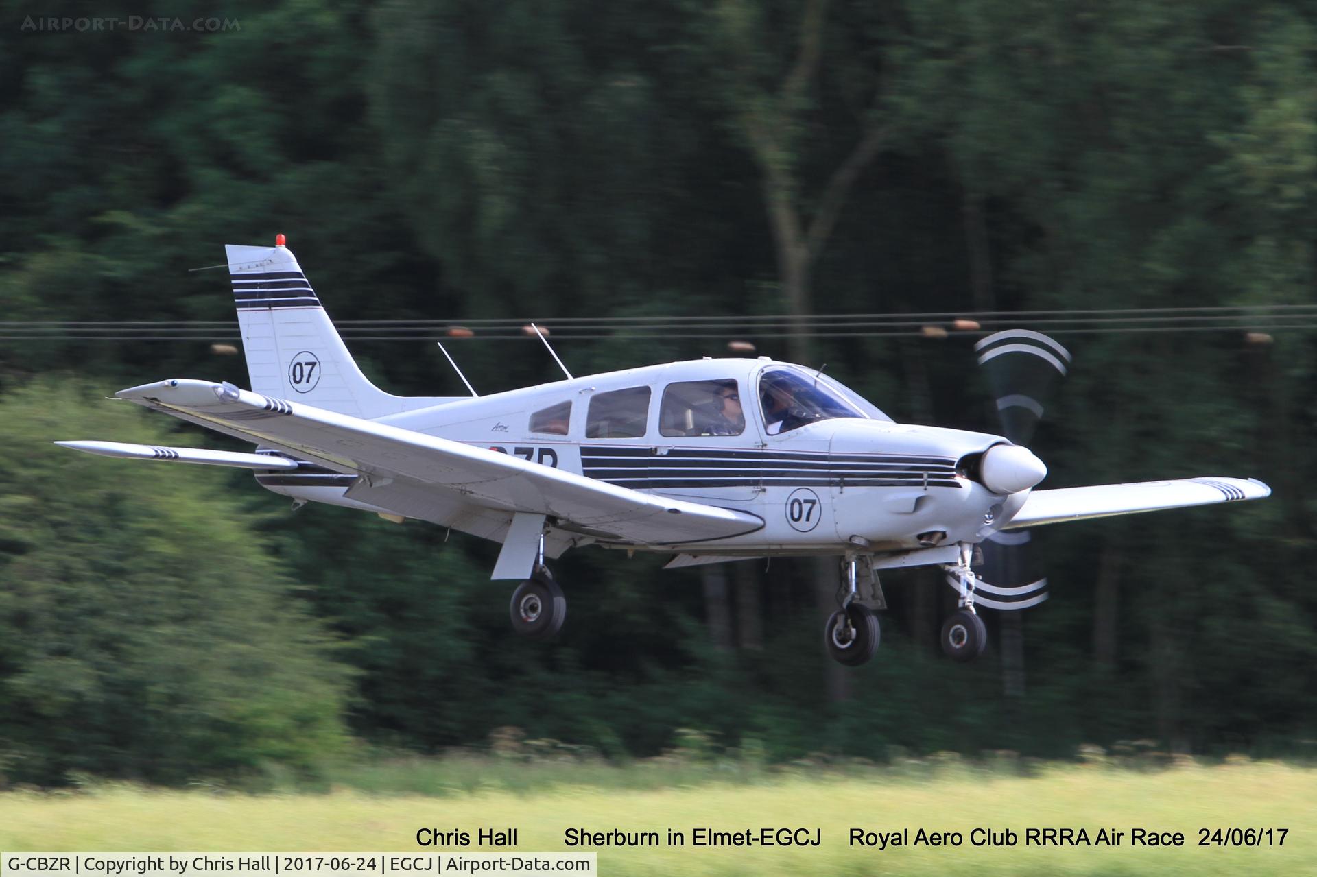 G-CBZR, 1989 Piper PA-28R-201 Cherokee Arrow III C/N 2837029, Royal Aero Club RRRA Air Race
