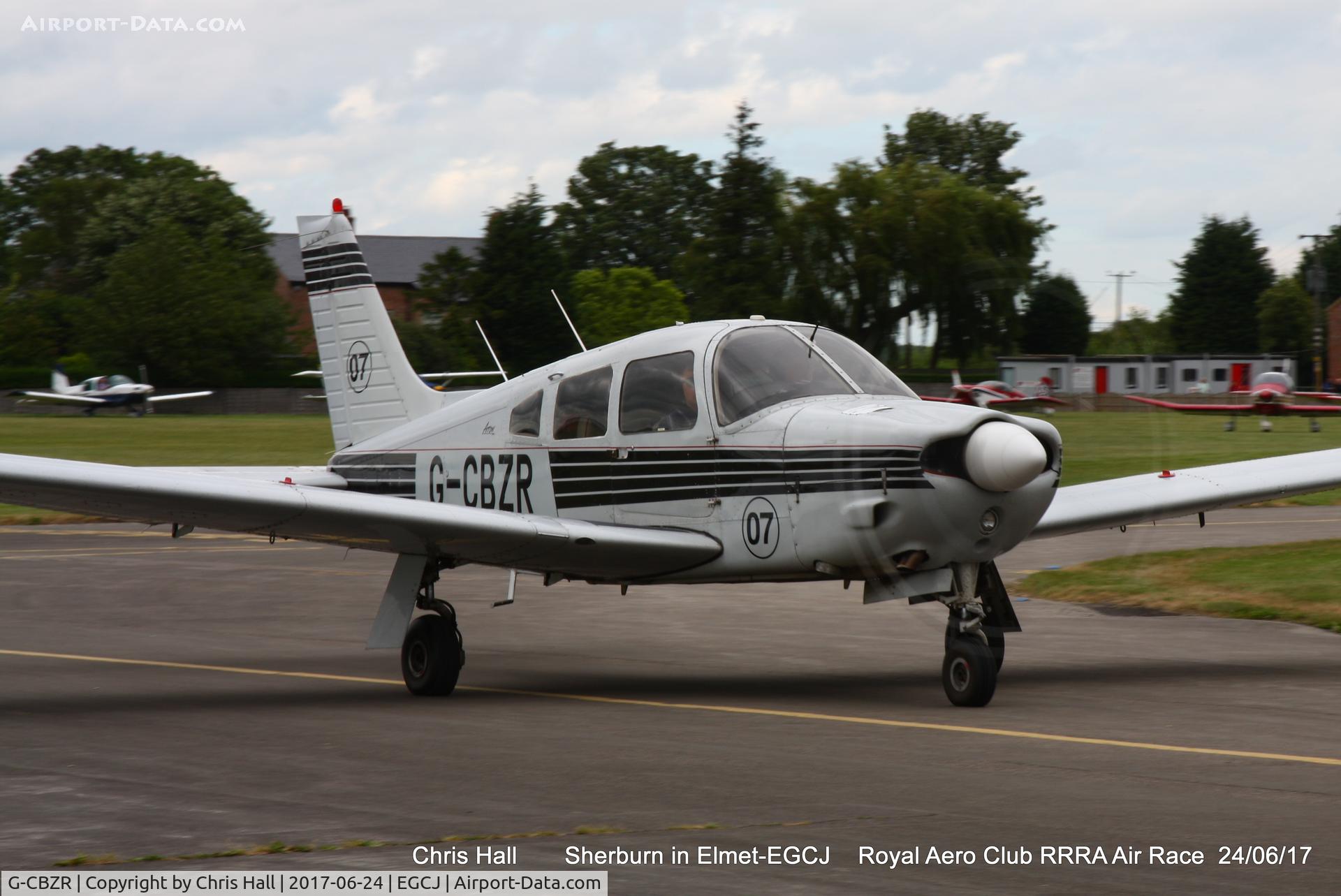 G-CBZR, 1989 Piper PA-28R-201 Cherokee Arrow III C/N 2837029, Royal Aero Club RRRA Air Race