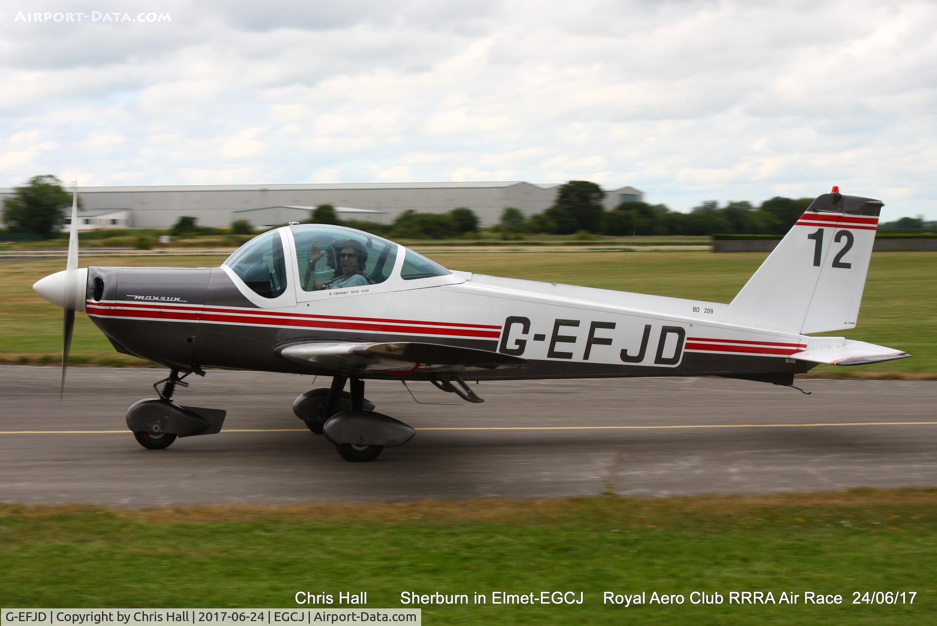G-EFJD, 1971 Bolkow Bo-209C Monsun 160FV C/N 126, Royal Aero Club RRRA Air Race