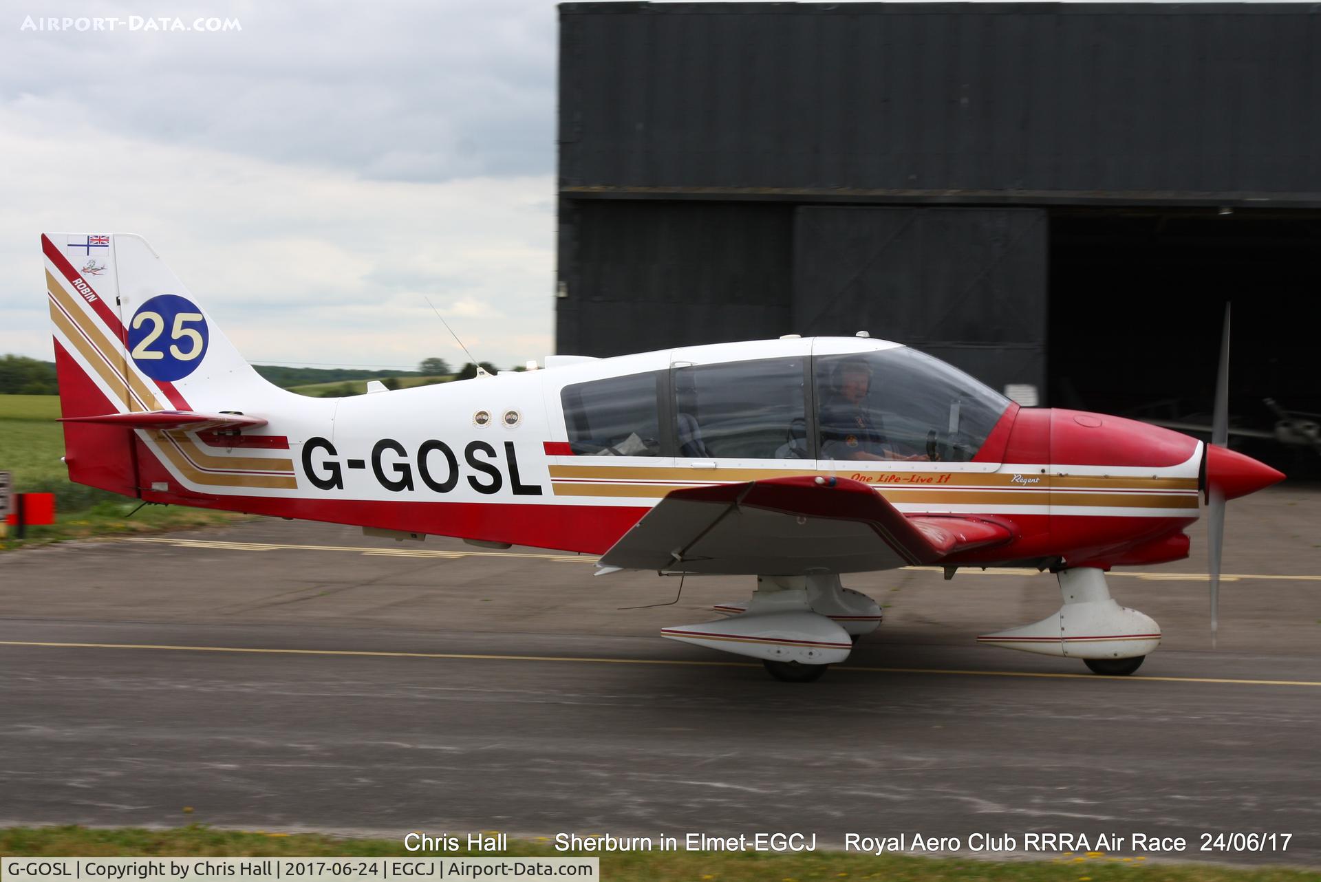 G-GOSL, 1990 Robin DR-400-180 Regent Regent C/N 1974, Royal Aero Club RRRA Air Race